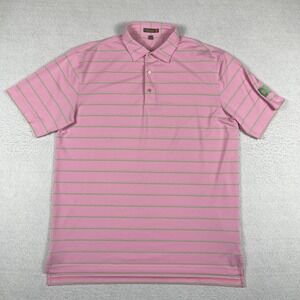 Peter Millar Polo Shirt Mens Large Golf Preppy Vacation Travel‎ Workwear Office